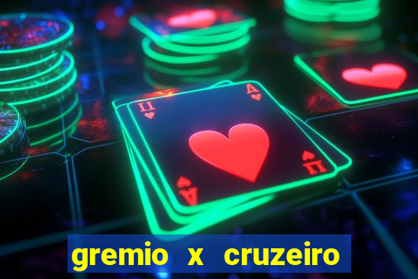 gremio x cruzeiro ao vivo hd